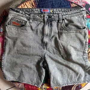 Empyre Scramble Grey Denim Skate Shorts